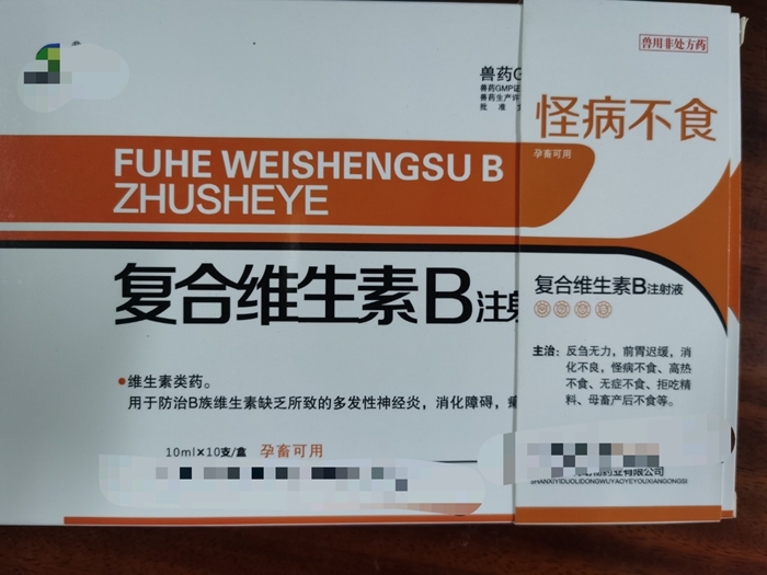 復合維生素B注射液--用于多發(fā)性神經(jīng)炎，消化障礙，癩皮病，口腔炎等